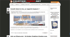 Desktop Screenshot of courtier-forex.net